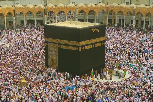 Historie a symbolika Tawaf kolem Kaaby